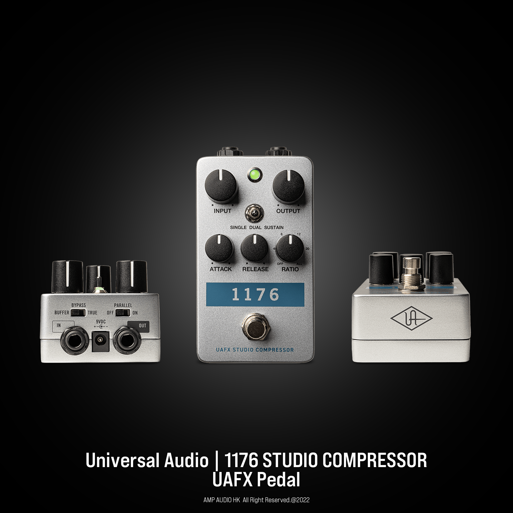 Universal Audio | UAFX | 1176 Studio Compressor Pedal | Amp 