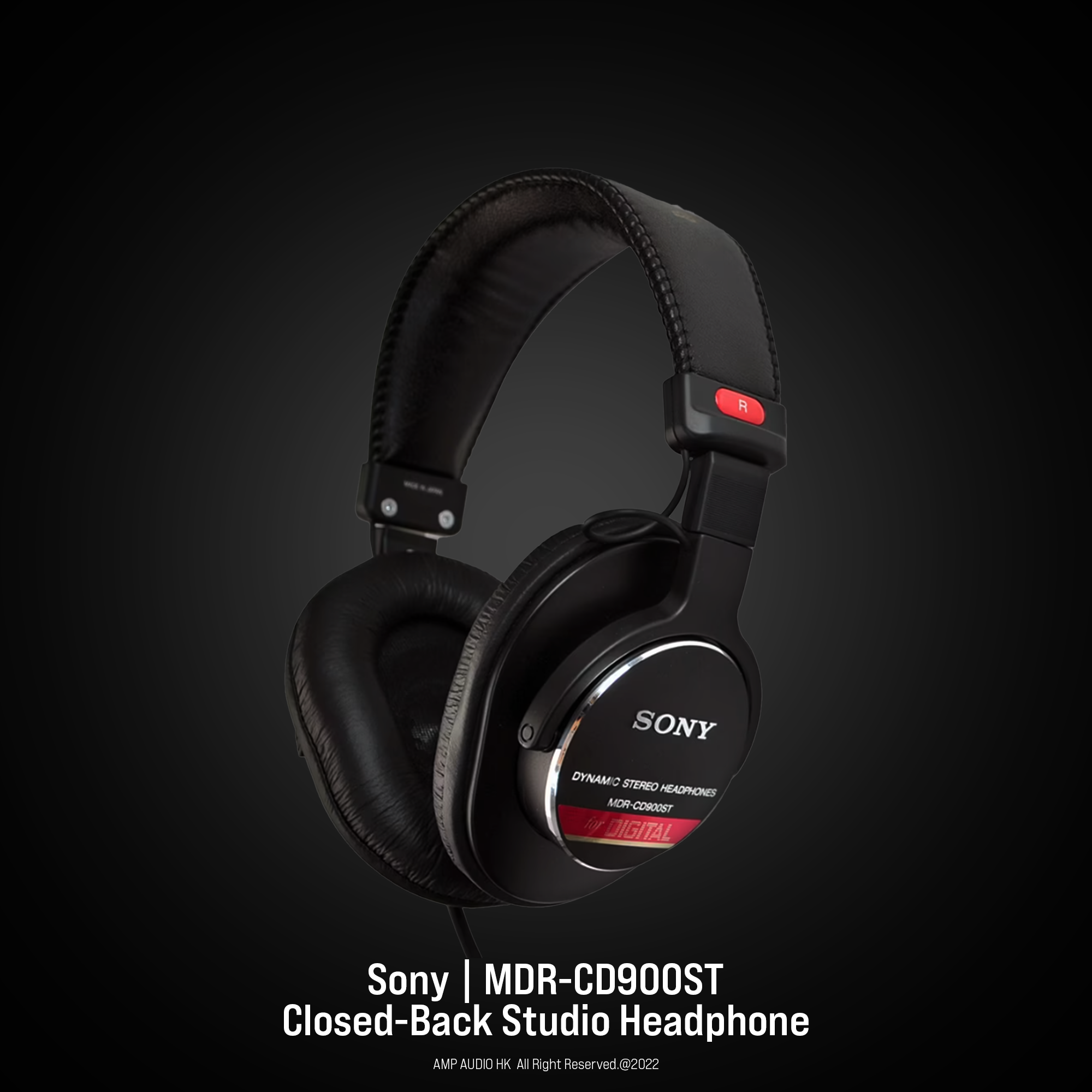 Sony | Closed-Back Studio Headphone | MDR-CD900ST | AMP Audio HK