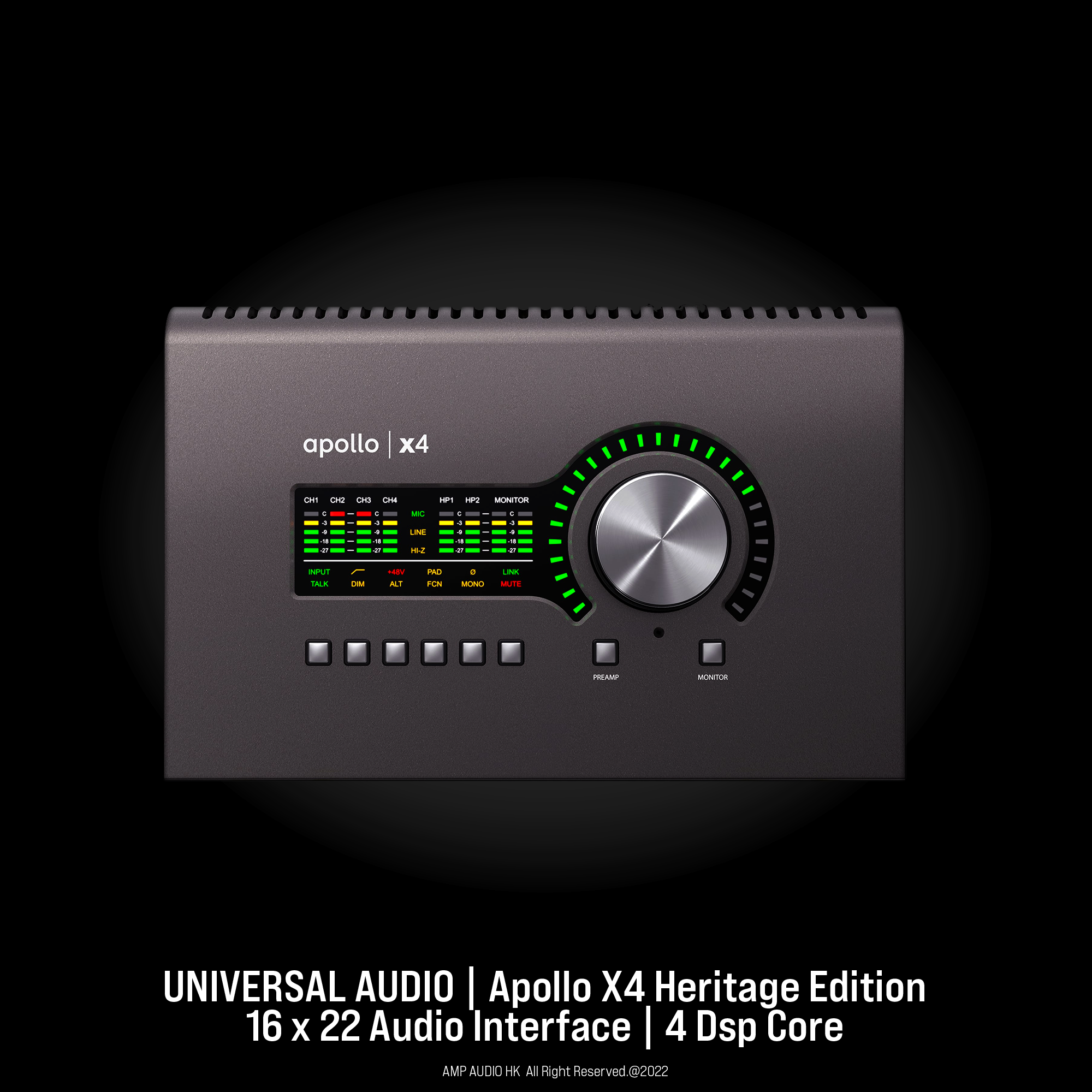 Universal Audio | Audio Interface | Apollo X4 | Heritage Edition