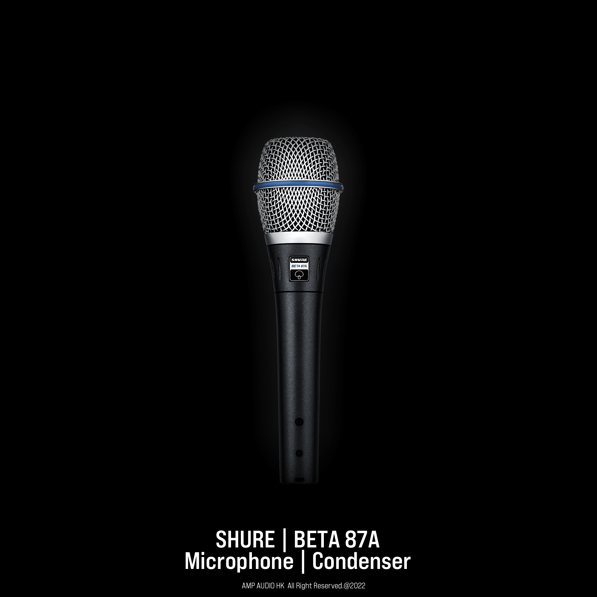 Shure | Handheld Condenser Mic | Beta 87A | AMP Audio HK – AMP AUDIO