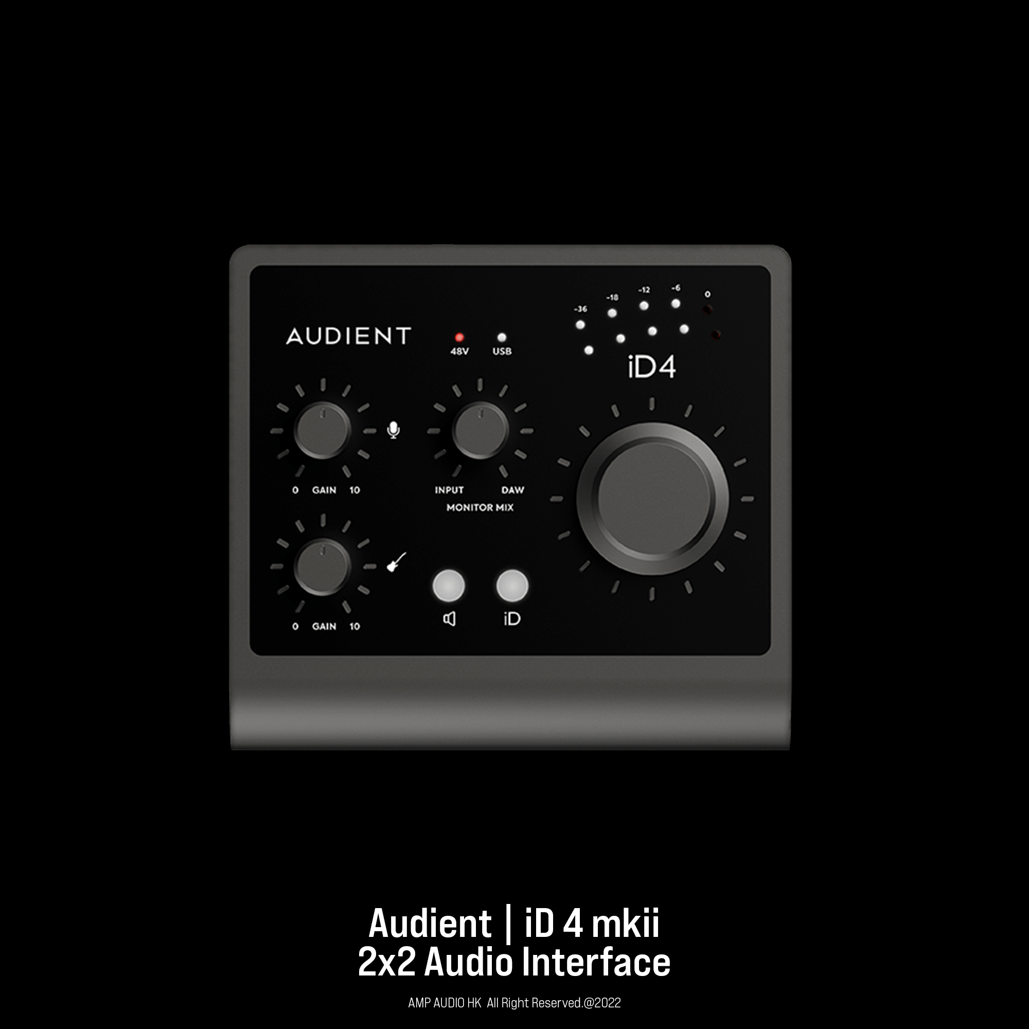 Audient | 2x2 Audio Interface | iD4 MKII | AMP Audio HK – AMP AUDIO