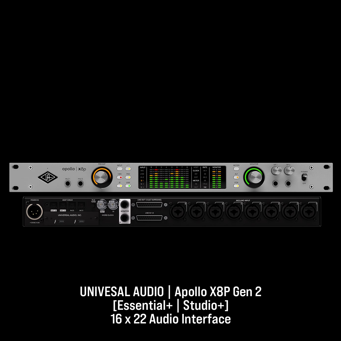 Universal Audio | Apollo X8P Gen2 [Essential+ | Studio+】