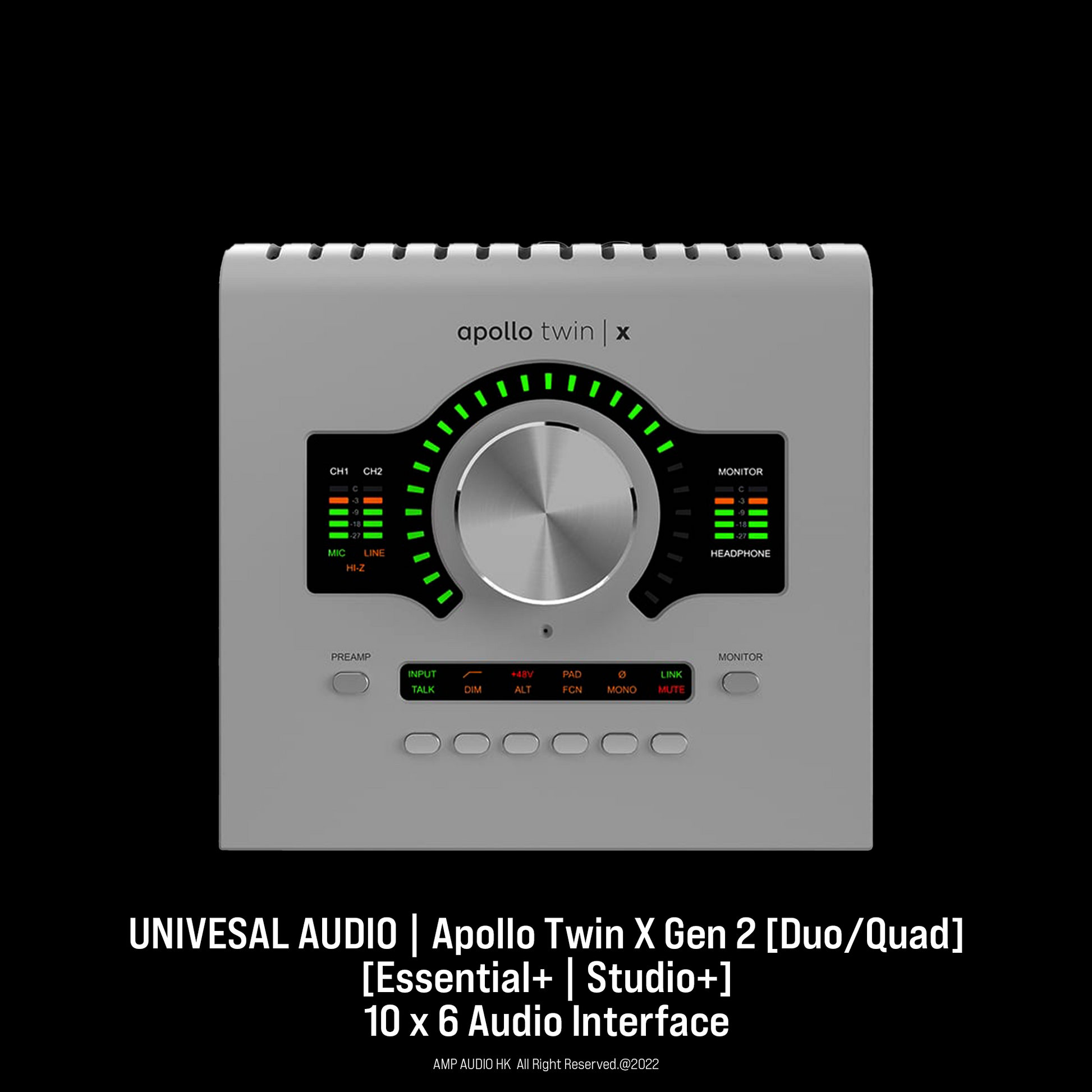 Universal Audio | Apollo Twin X Gen 2 | AMP Audio HK – AMP AUDIO Universal Audio | Apollo Twin X Gen 2 | AMP Audio HK – AMP AUDIO