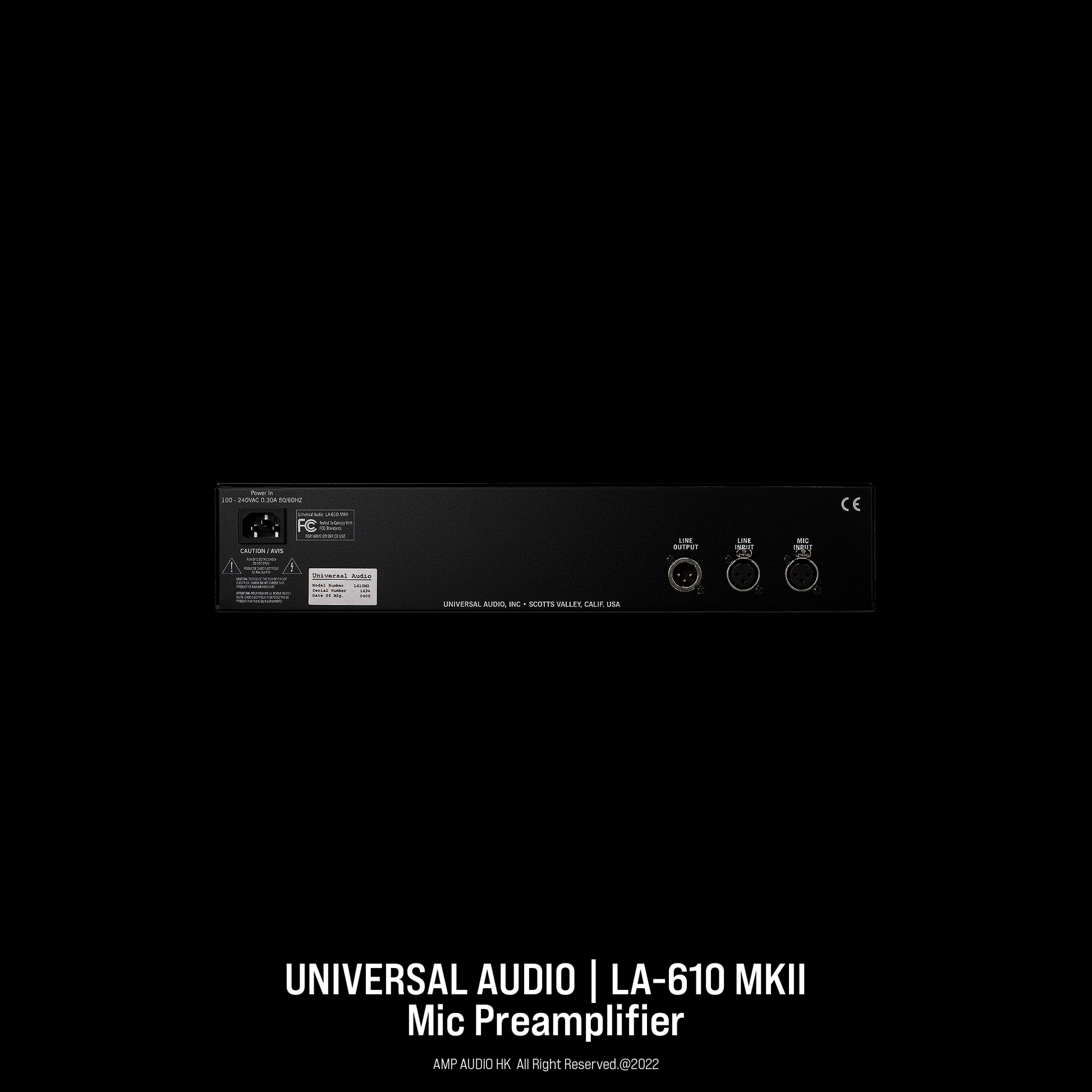 Universal Audio | LA-610 MKII - AMP AUDIO