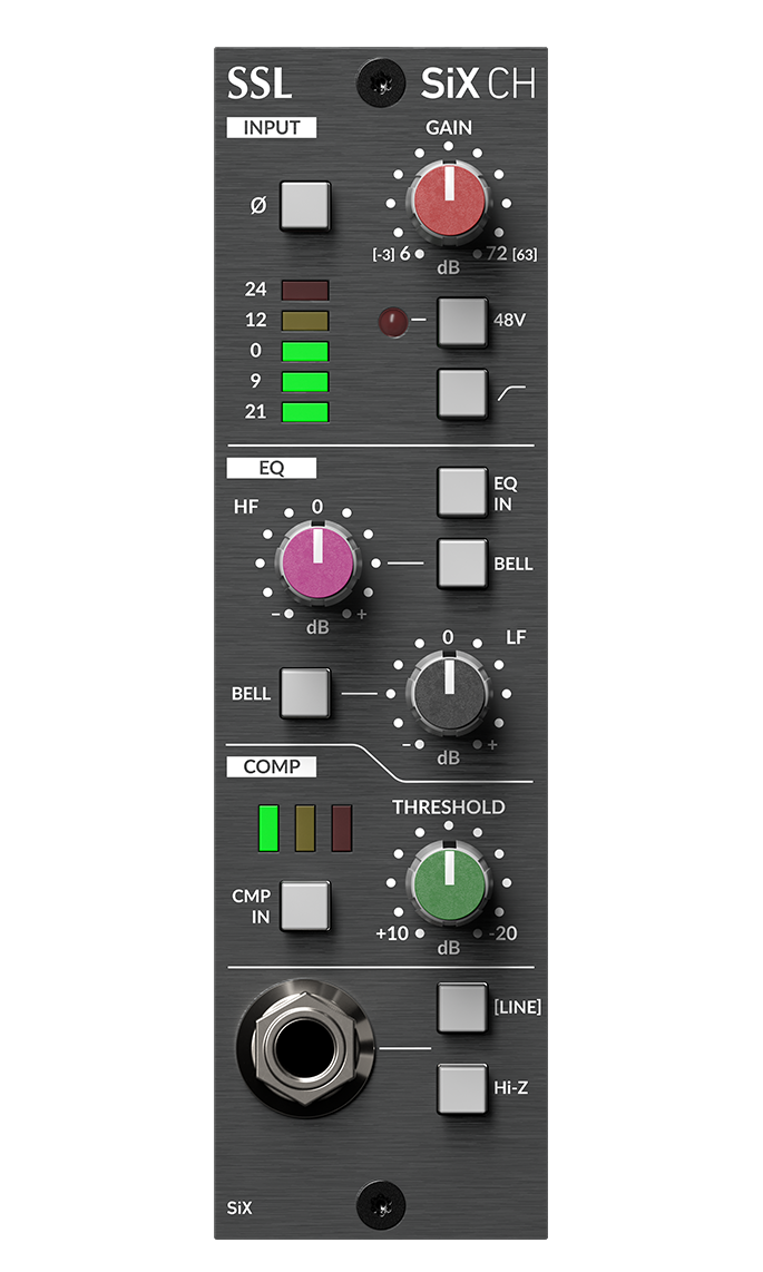 Solid State Logic | 500 Series SiX Channel - AMP AUDIO